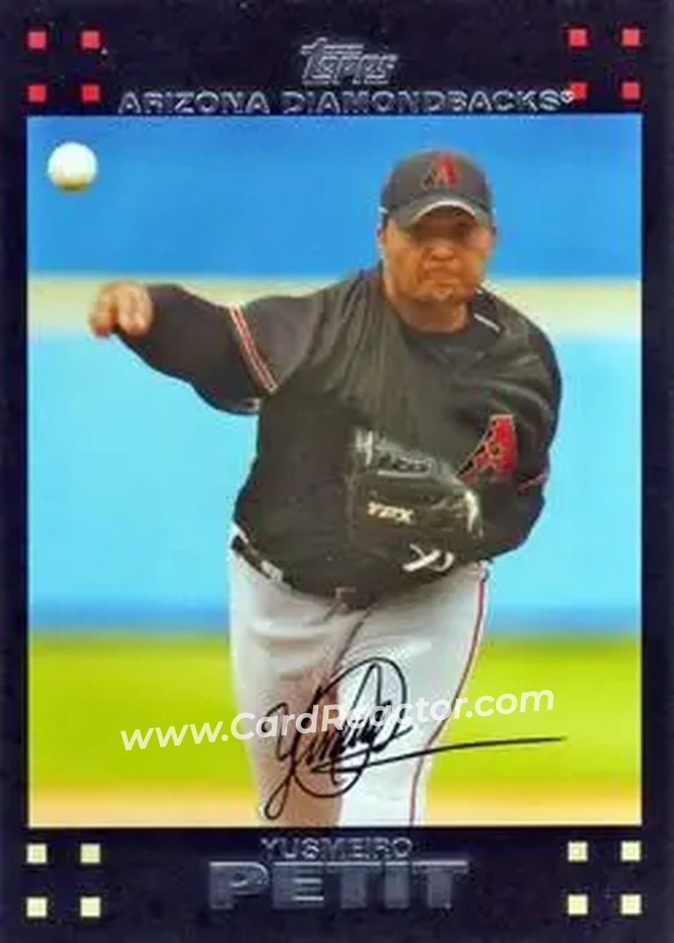 2007 Topps Updates & Highlights #UH27 - Yusmeiro Petit - Arizona Diamondbacks - Front