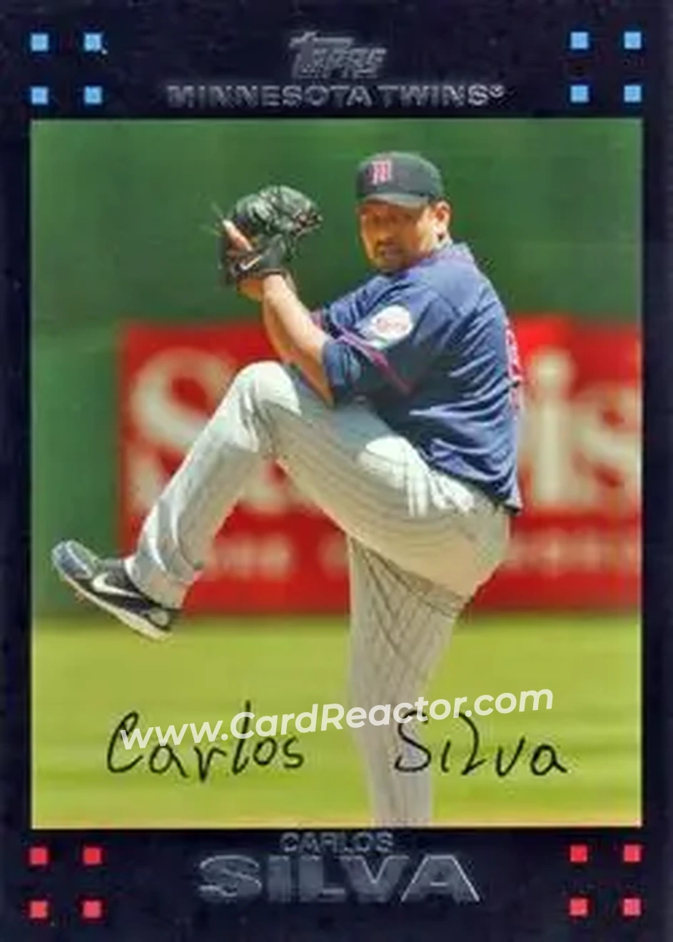 2007 Topps Updates & Highlights #UH29 - Carlos Silva - Minnesota Twins - Front