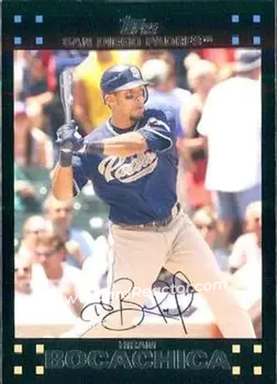 2007 Topps Updates & Highlights #UH35 - Hiram Bocachica - San Diego Padres - Front