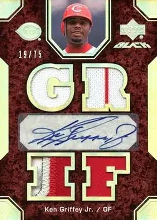 2007 UD Black #11 - Ken Griffey Jr. - Cincinnati Reds