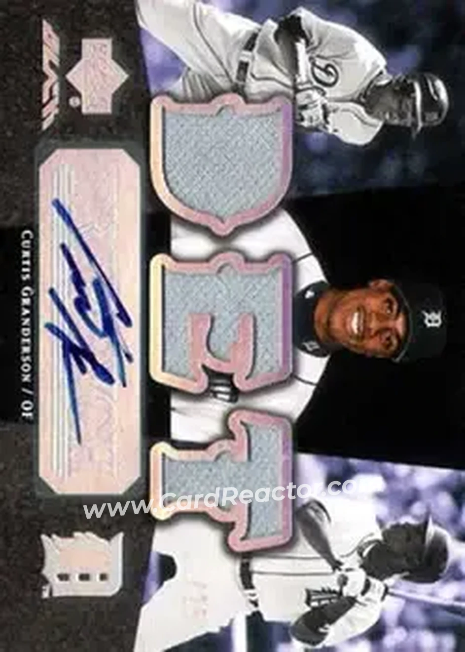 2007 UD Black #17 - Curtis Granderson - Detroit Tigers - Front 2007 UD Black #17 - Curtis Granderson - Detroit Tigers - Front