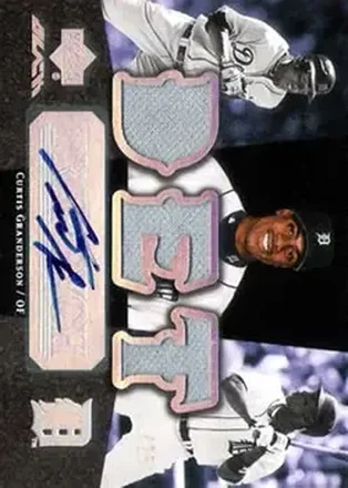 2007 UD Black #17 - Curtis Granderson - Detroit Tigers