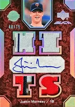 2007 UD Black #27 - Justin Morneau - Minnesota Twins