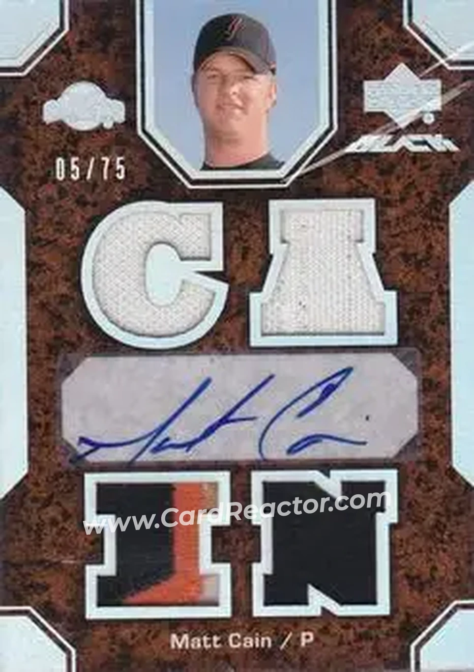 2007 UD Black #36 - Matt Cain - San Francisco Giants - Front