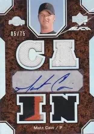 2007 UD Black #36 - Matt Cain - San Francisco Giants