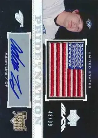 2007 UD Black #43 - Adam Lind - Toronto Blue Jays