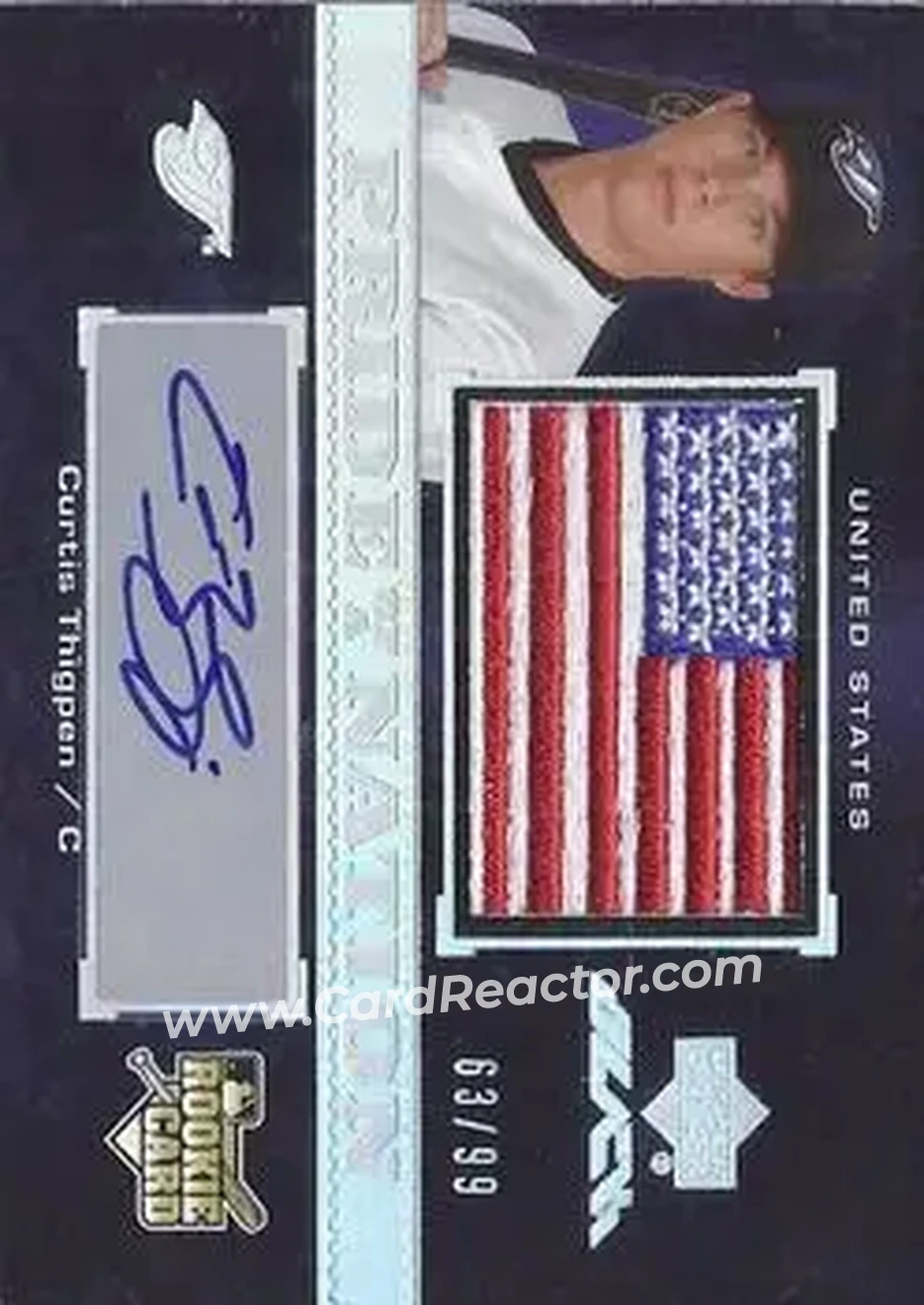 2007 UD Black #52 - Curtis Thigpen - Toronto Blue Jays