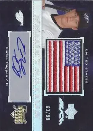 2007 UD Black #52 - Curtis Thigpen - Toronto Blue Jays