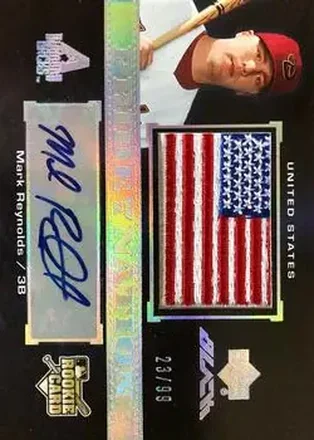 2007 UD Black #62 - Mark Reynolds - Arizona Diamondbacks