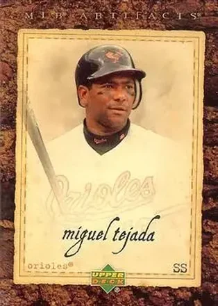 2007 Upper Deck Artifacts #1 - Miguel Tejada - Baltimore Orioles