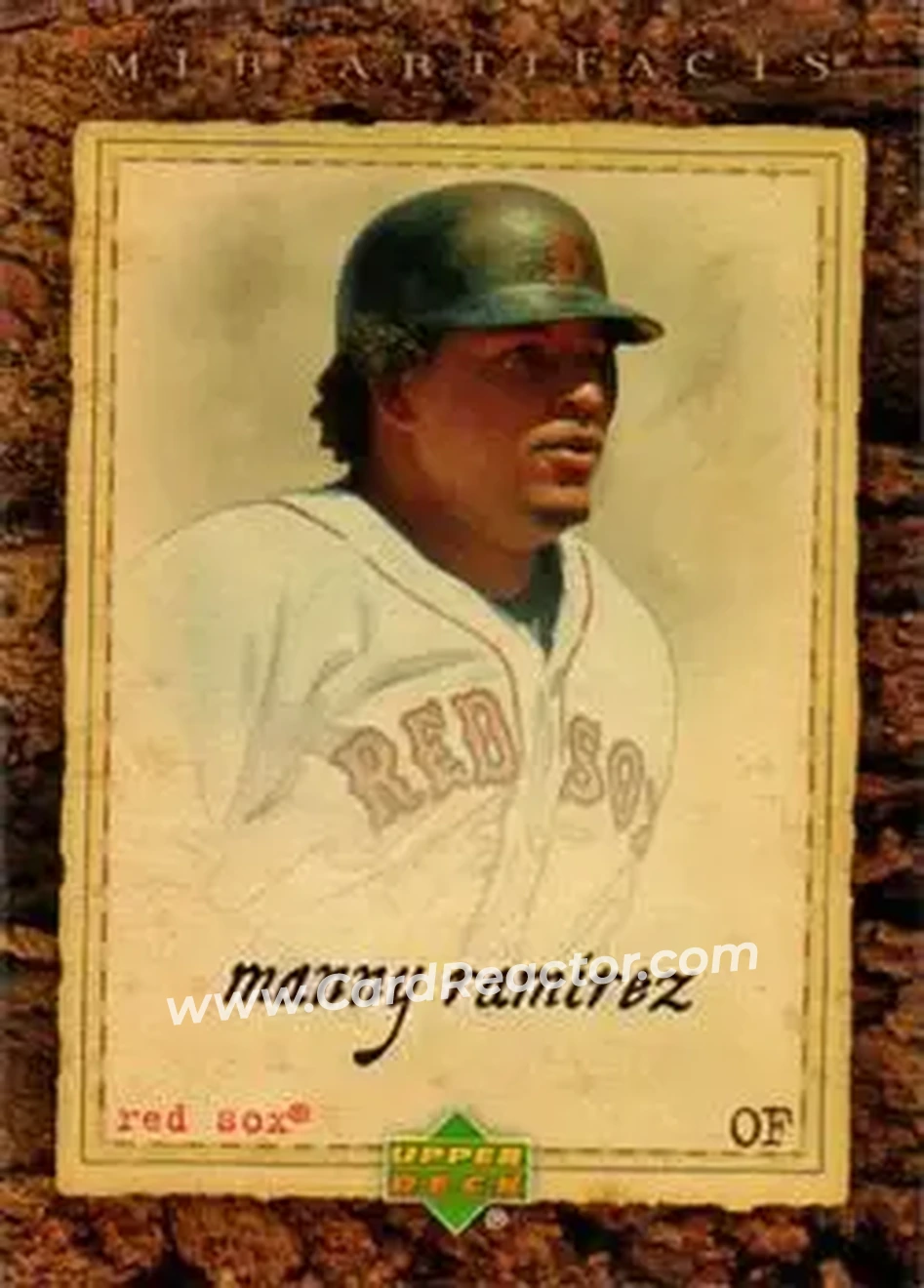 2007 Upper Deck Artifacts #3 - Manny Ramirez - Boston Red Sox - Front 2007 Upper Deck Artifacts #3 - Manny Ramirez - Boston Red Sox - Front