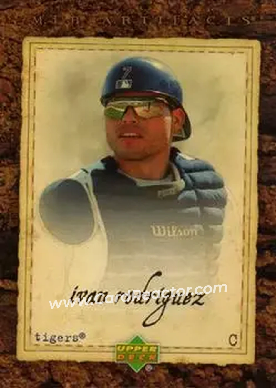 2007 Upper Deck Artifacts #11 - Ivan Rodriguez - Detroit Tigers - Front 2007 Upper Deck Artifacts #11 - Ivan Rodriguez - Detroit Tigers - Front