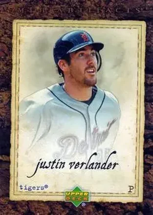 2007 Upper Deck Artifacts #13 - Justin Verlander - Detroit Tigers