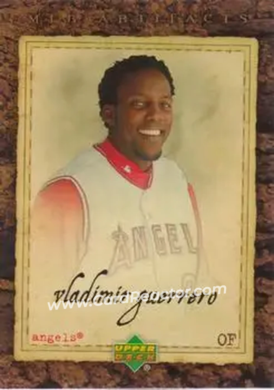 2007 Upper Deck Artifacts #15 - Vladimir Guerrero - Los Angeles Angels - Front