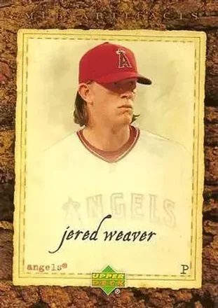 2007 Upper Deck Artifacts #16 - Jered Weaver - Los Angeles Angels