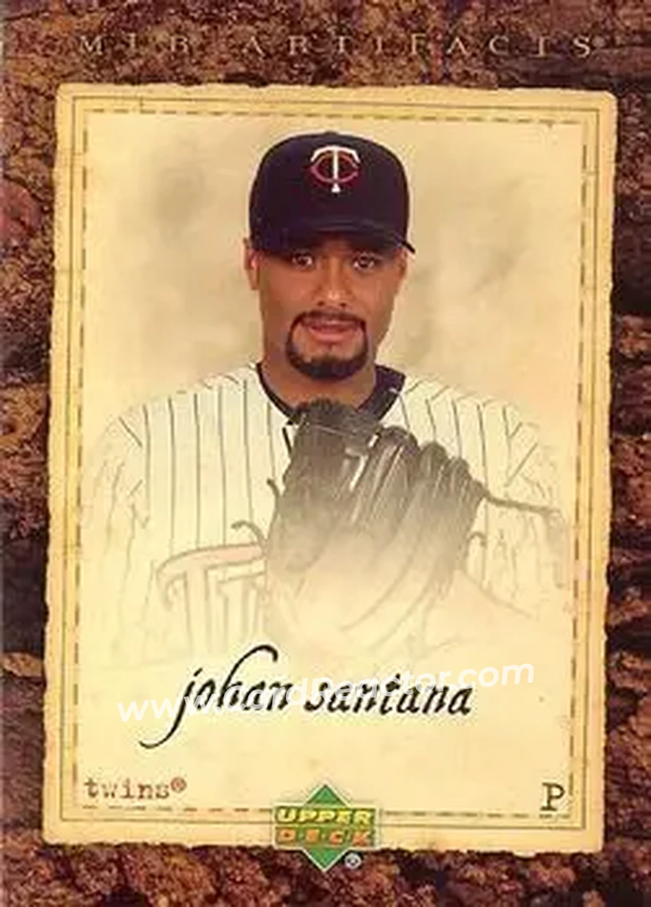 2007 Upper Deck Artifacts #20 - Johan Santana - Minnesota Twins - Front 2007 Upper Deck Artifacts #20 - Johan Santana - Minnesota Twins - Front