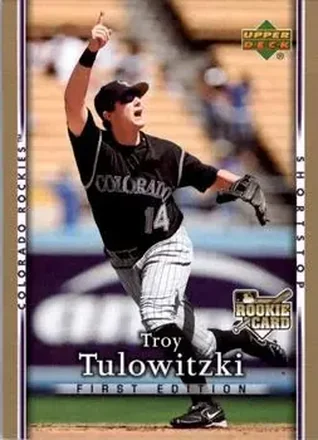 2007 Upper Deck First Edition #17 - Troy Tulowitzki - Colorado Rockies