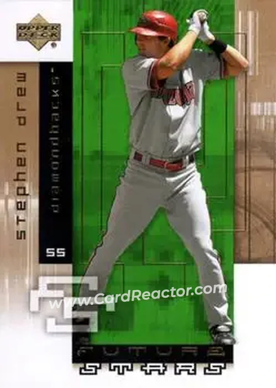 2007 Upper Deck Future Stars #3 - Stephen Drew - Arizona Diamondbacks - Front 2007 Upper Deck Future Stars #3 - Stephen Drew - Arizona Diamondbacks - Front