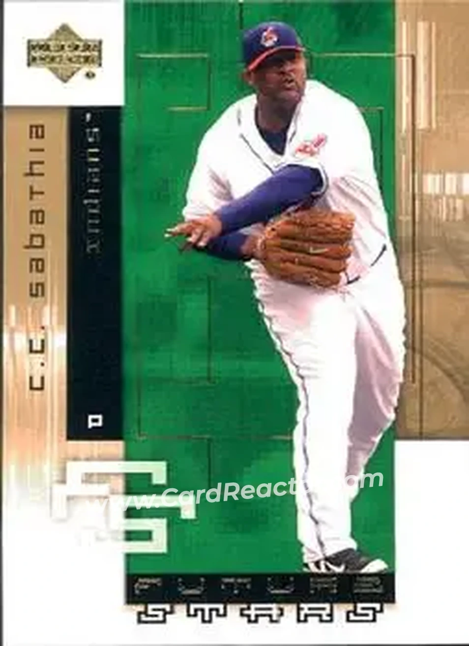 2007 Upper Deck Future Stars #28 - CC Sabathia - Cleveland Indians - Front