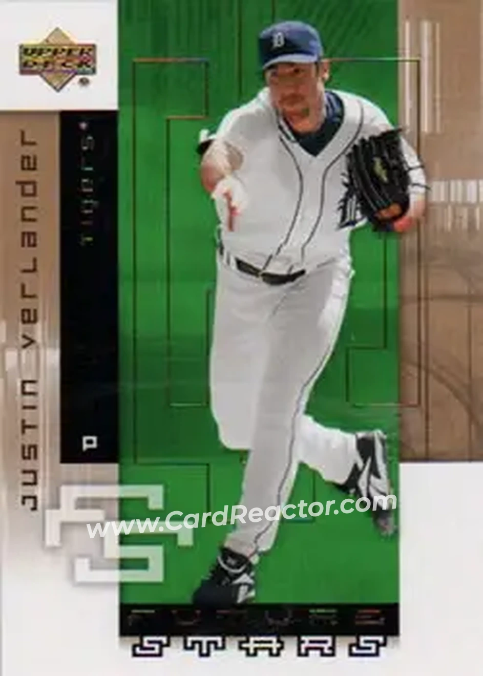 2007 Upper Deck Future Stars #35 - Justin Verlander - Detroit Tigers - Front