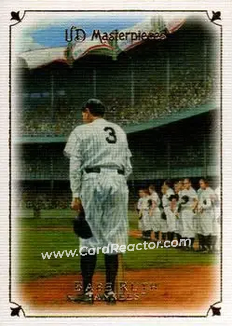 2007 Upper Deck Masterpieces #2 - Babe Ruth - New York Yankees - Front