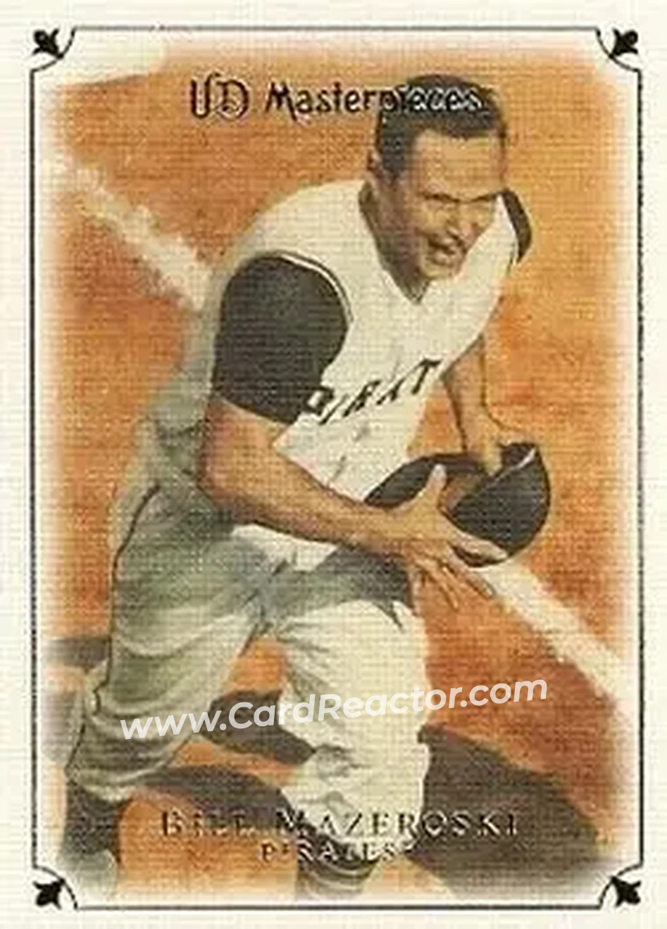 2007 Upper Deck Masterpieces #4 - Bill Mazeroski - Pittsburgh Pirates - Front