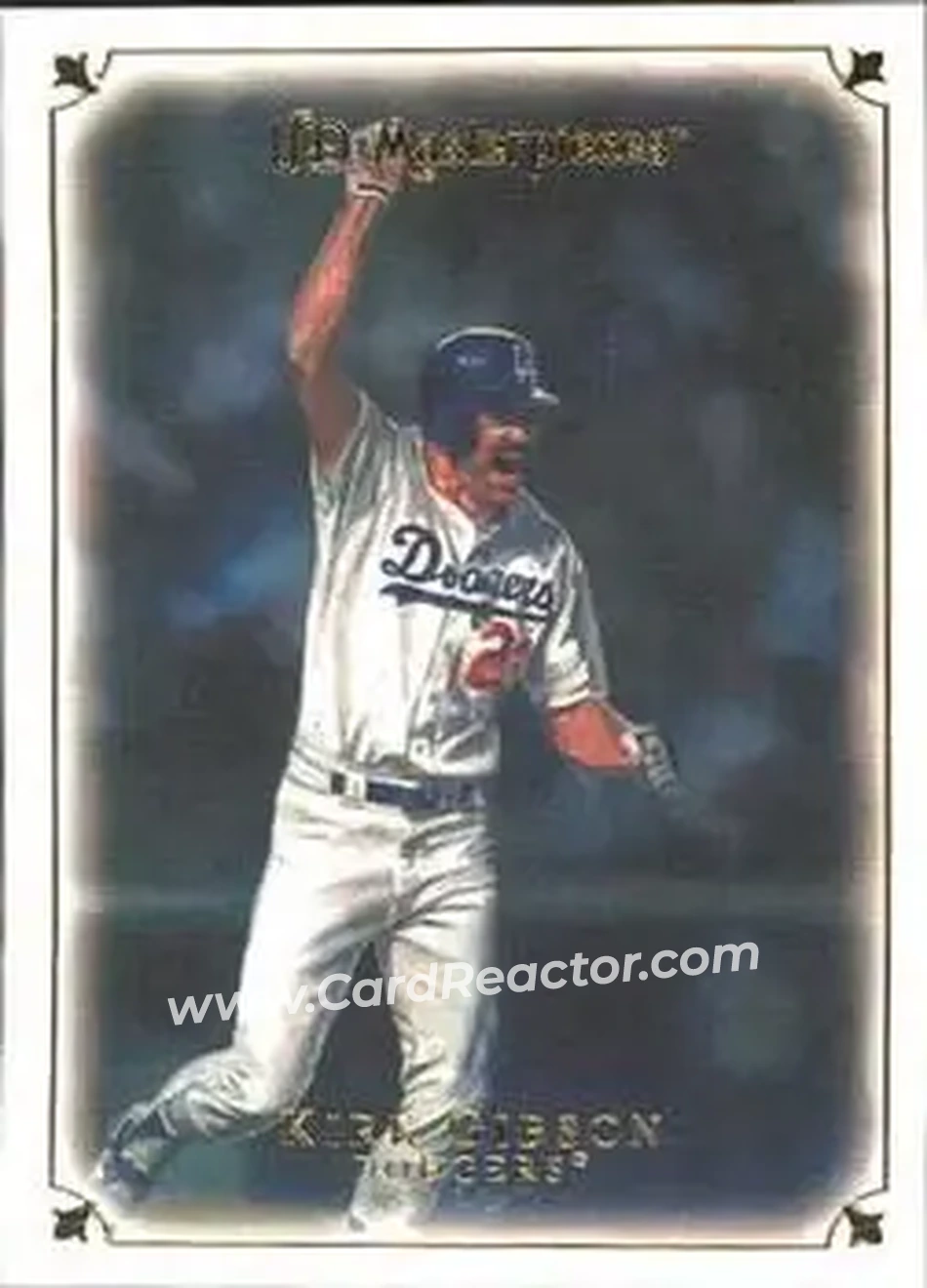 2007 Upper Deck Masterpieces #6 - Kirk Gibson - Los Angeles Dodgers - Front