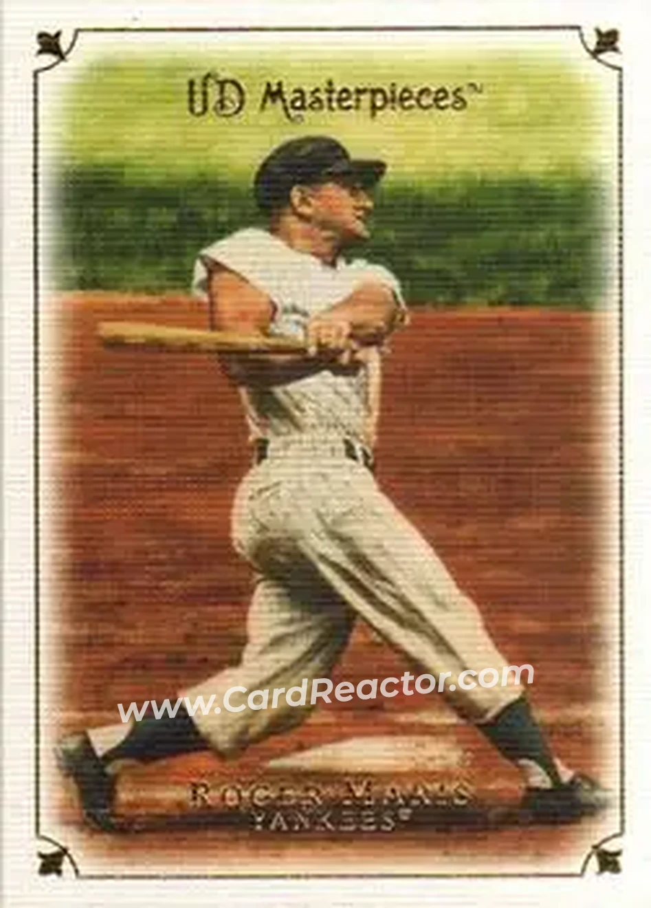 2007 Upper Deck Masterpieces #9 - Roger Maris - New York Yankees - Front 2007 Upper Deck Masterpieces #9 - Roger Maris - New York Yankees - Front