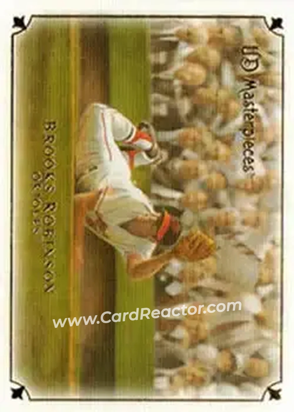 2007 Upper Deck Masterpieces #13 - Brooks Robinson - Baltimore Orioles - Front
