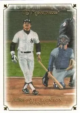 2007 Upper Deck Masterpieces #18 Reggie Jackson (b.1946 OF)