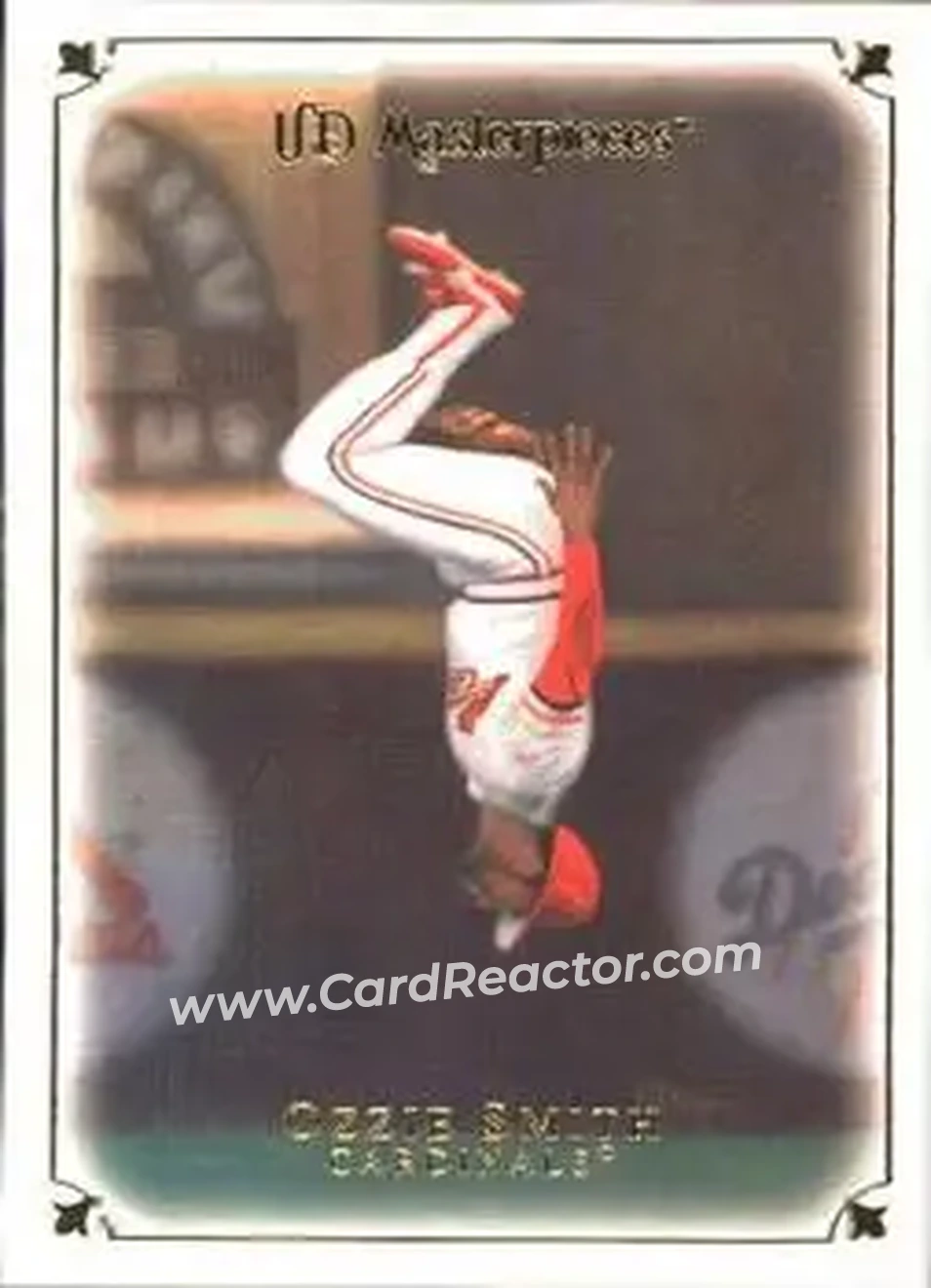 2007 Upper Deck Masterpieces #19 - Ozzie Smith - St. Louis Cardinals - Front