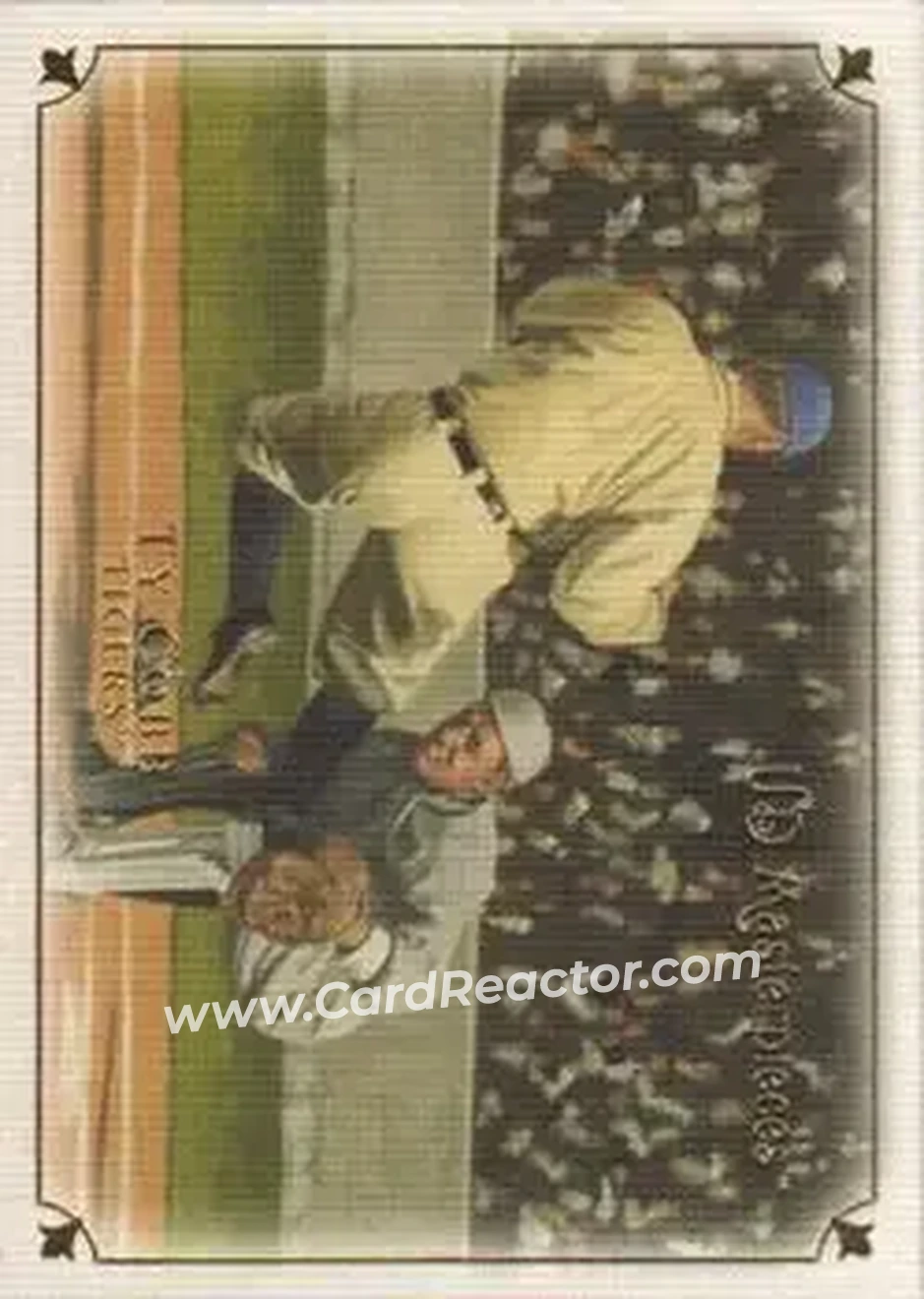 2007 Upper Deck Masterpieces #20 - Ty Cobb - Detroit Tigers - Front