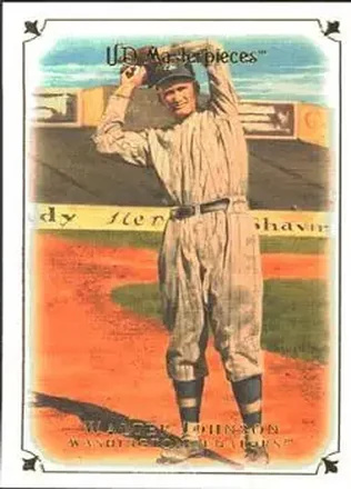 2007 Upper Deck Masterpieces #21 Walter Johnson