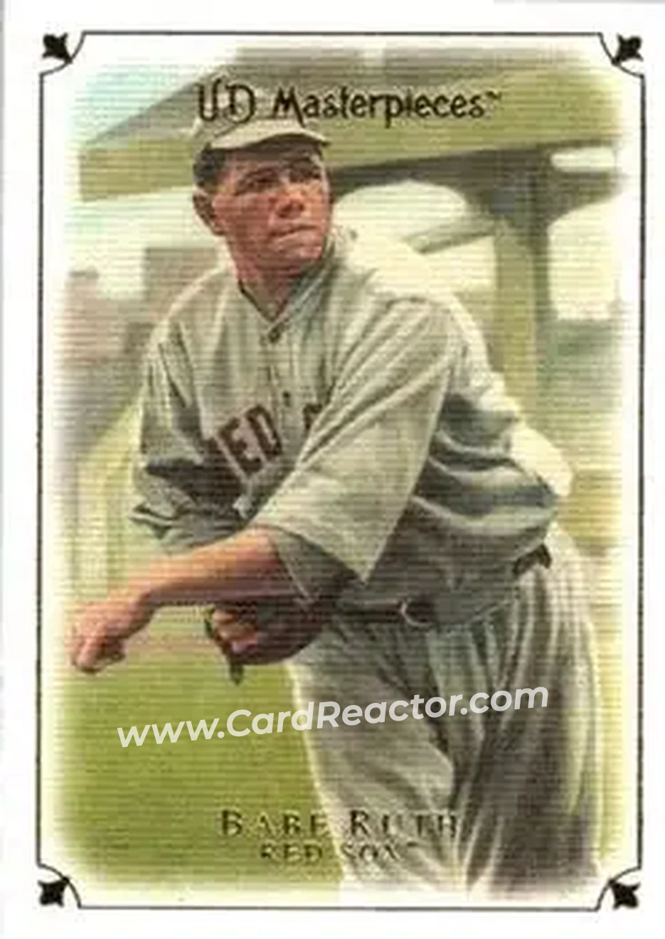 2007 Upper Deck Masterpieces #22 - Babe Ruth - Boston Red Sox - Front