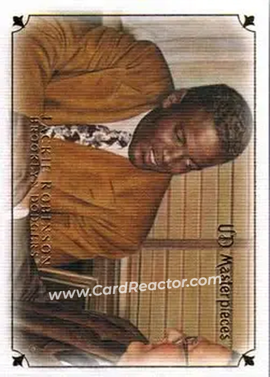 2007 Upper Deck Masterpieces #24 - Jackie Robinson - Brooklyn Dodgers - Front