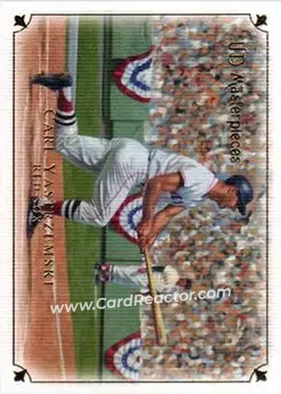 2007 Upper Deck Masterpieces #25 - Carl Yastrzemski - Boston Red Sox - Front