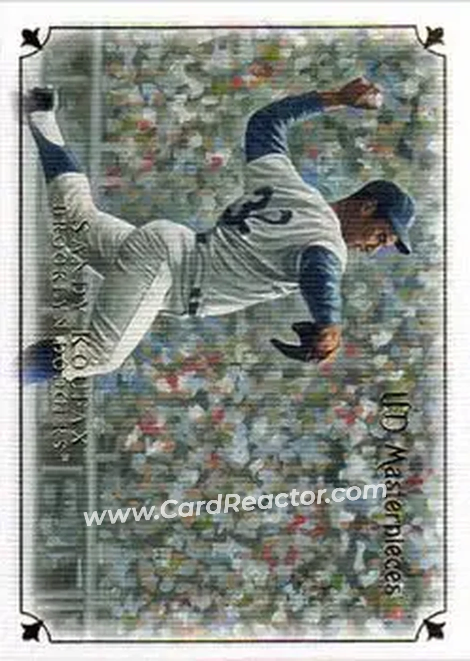 2007 Upper Deck Masterpieces #26 - Sandy" Koufax - Brooklyn Dodgers - Front