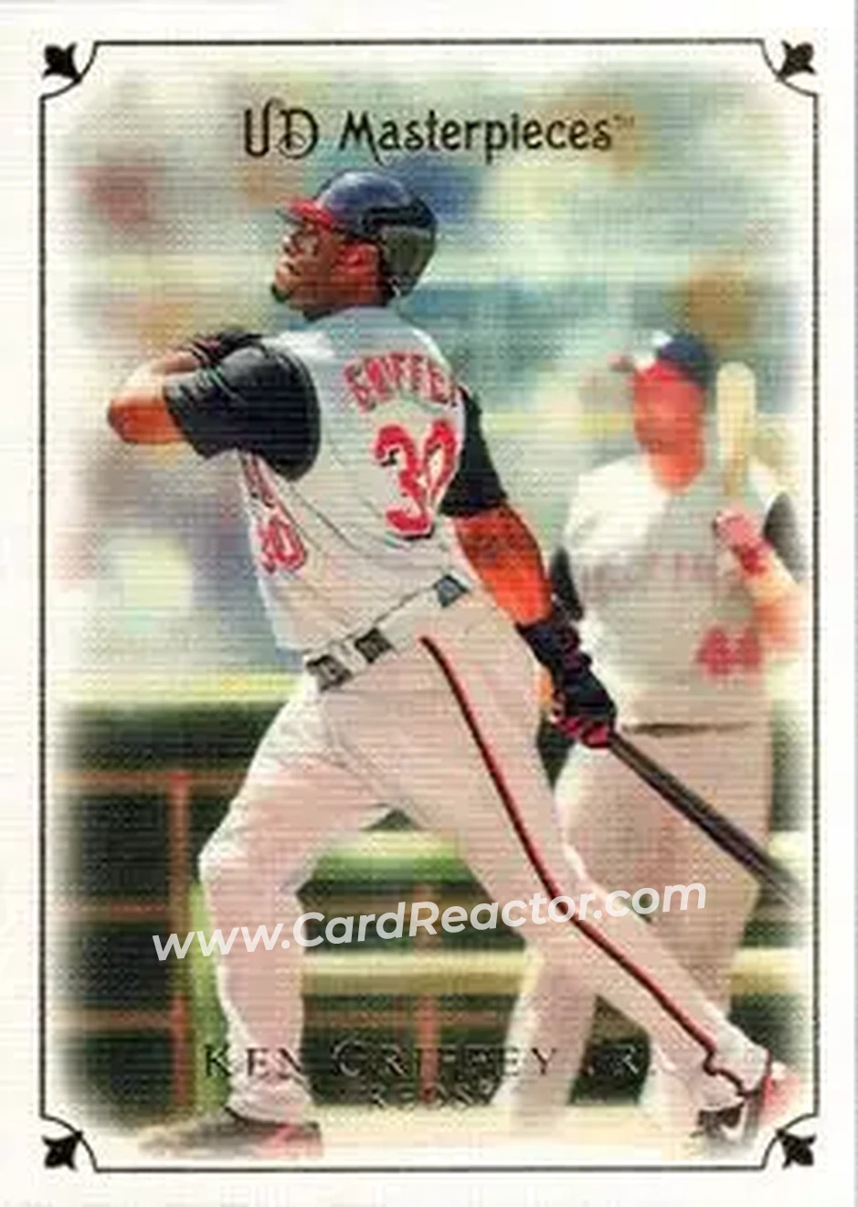 2007 Upper Deck Masterpieces #29 - Ken Griffey Jr. - Cincinnati Reds - Front