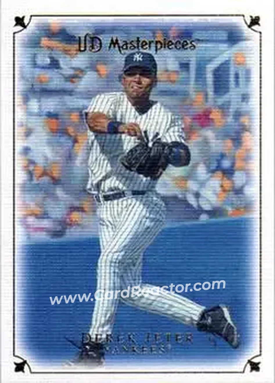 2007 Upper Deck Masterpieces #30 - Derek Jeter - New York Yankees - Front 2007 Upper Deck Masterpieces #30 - Derek Jeter - New York Yankees - Front
