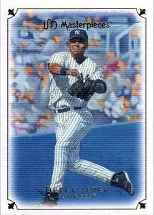 2007 Upper Deck Masterpieces #30 - Derek Jeter - New York Yankees