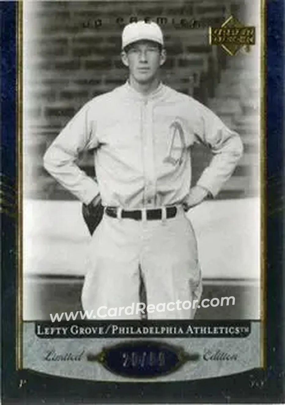 2007 Upper Deck Premier #8 - Lefty Grove - Philadelphia Athletics - Front