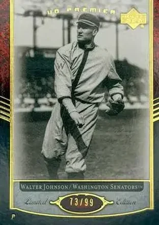 2007 Upper Deck Premier #10 - Walter Johnson - Washington Senators
