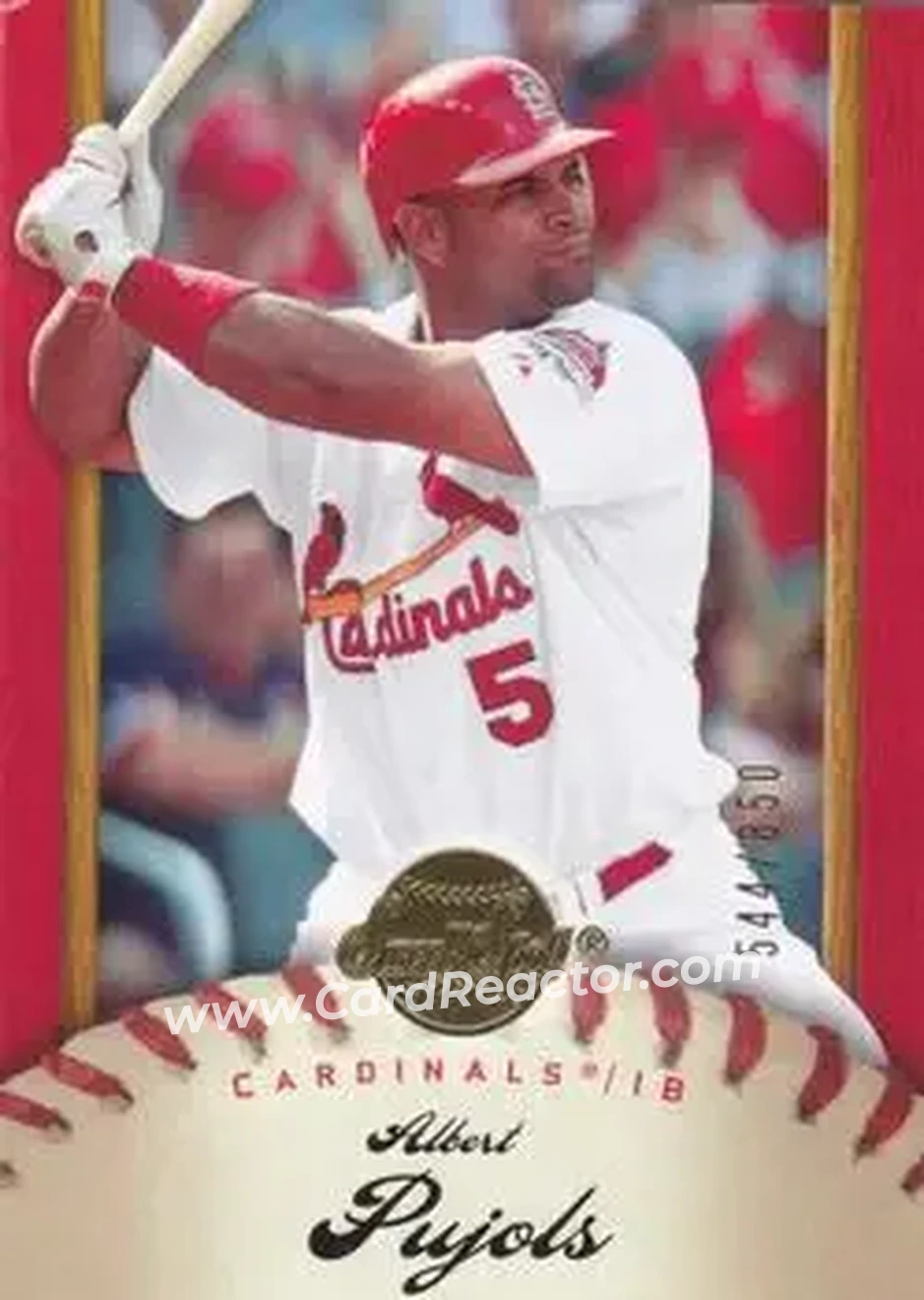 2007 Upper Deck Sweet Spot #3 - Albert Pujols - St. Louis Cardinals - Front 2007 Upper Deck Sweet Spot #3 - Albert Pujols - St. Louis Cardinals - Front