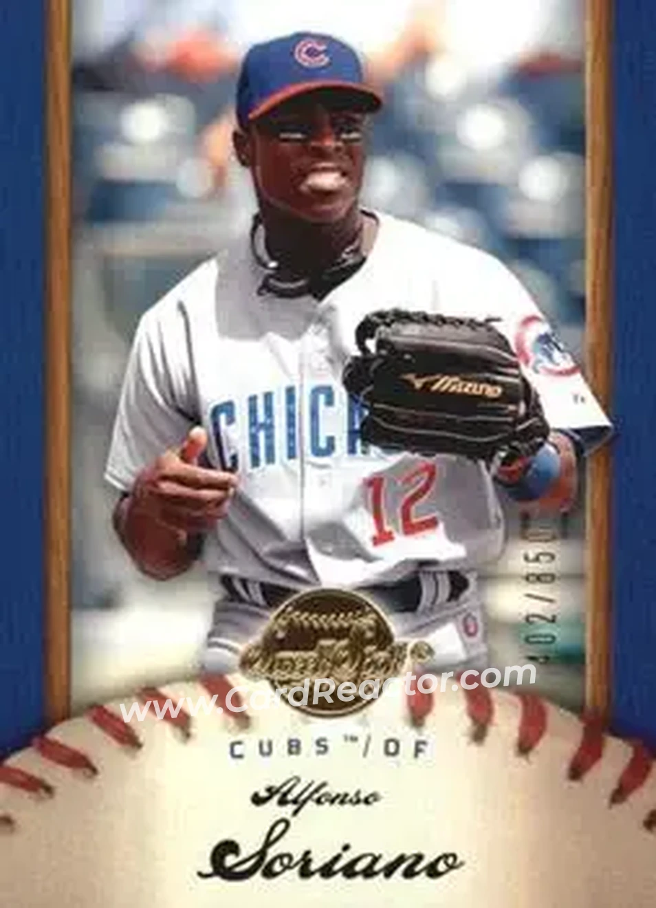 2007 Upper Deck Sweet Spot #6 - Alfonso Soriano - Chicago Cubs - Front