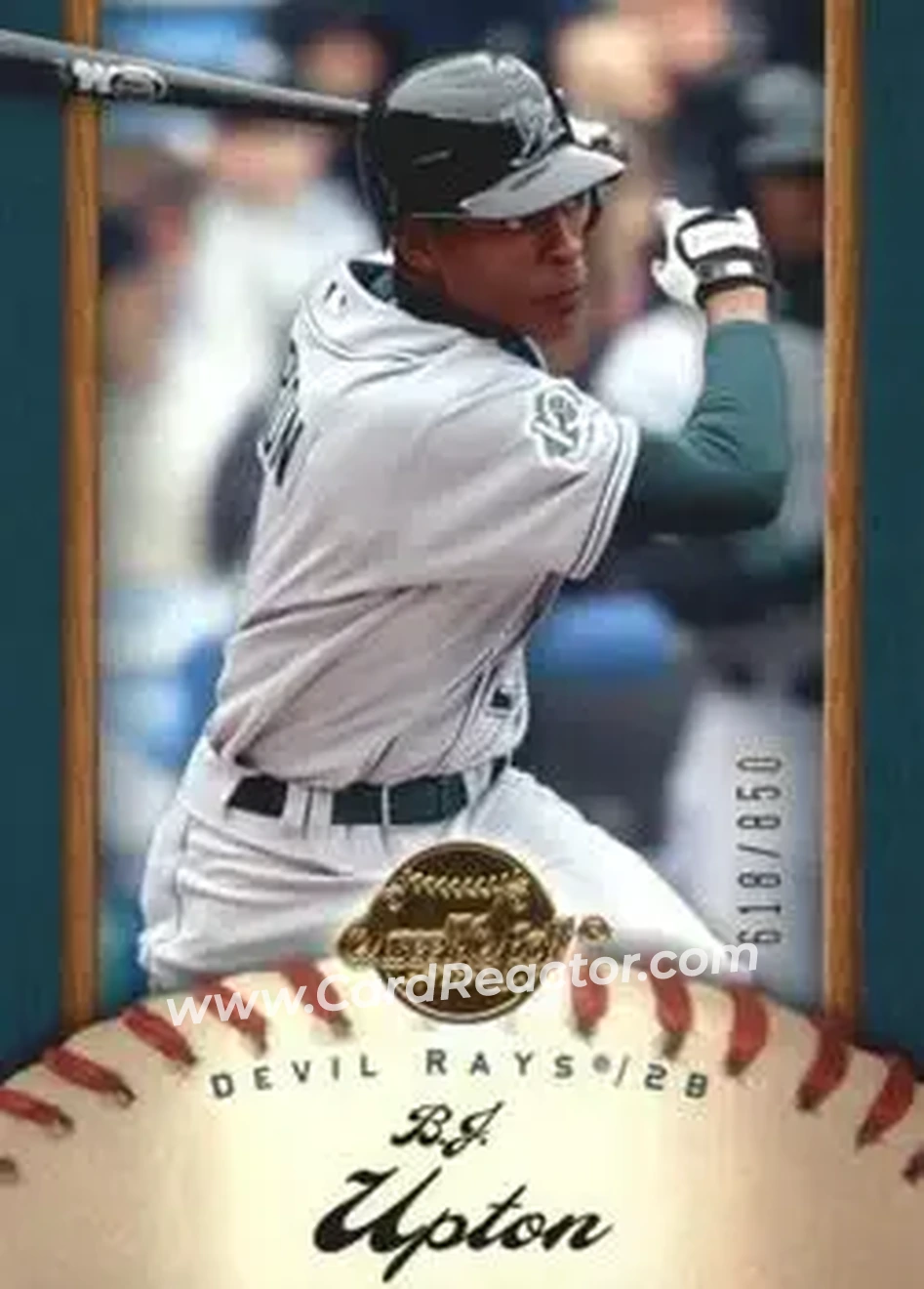 2007 Upper Deck Sweet Spot #9 - B.J. Upton - Tampa Bay Devil Rays - Front