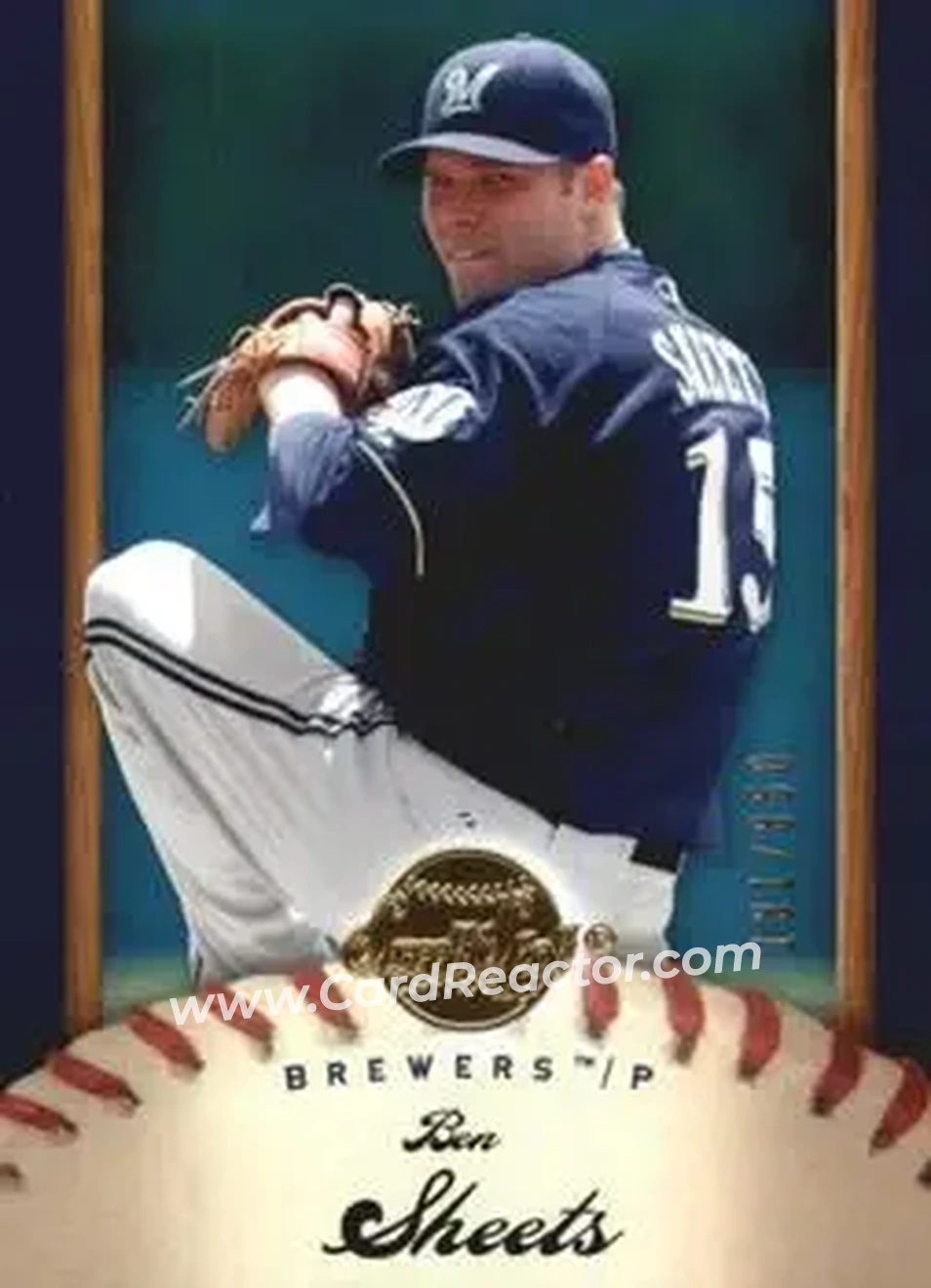 2007 Upper Deck Sweet Spot #12 - Ben Sheets - Milwaukee Brewers - Front 2007 Upper Deck Sweet Spot #12 - Ben Sheets - Milwaukee Brewers - Front