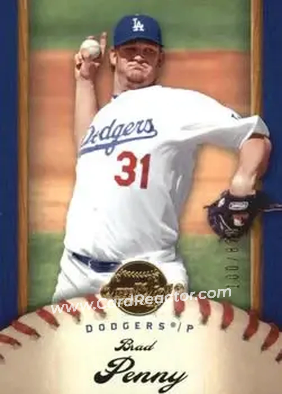 2007 Upper Deck Sweet Spot #14 - Brad Penny - Los Angeles Dodgers - Front 2007 Upper Deck Sweet Spot #14 - Brad Penny - Los Angeles Dodgers - Front