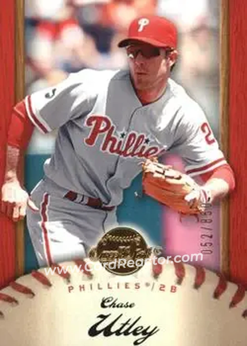2007 Upper Deck Sweet Spot #21 - Chase Utley - Philadelphia Phillies - Front