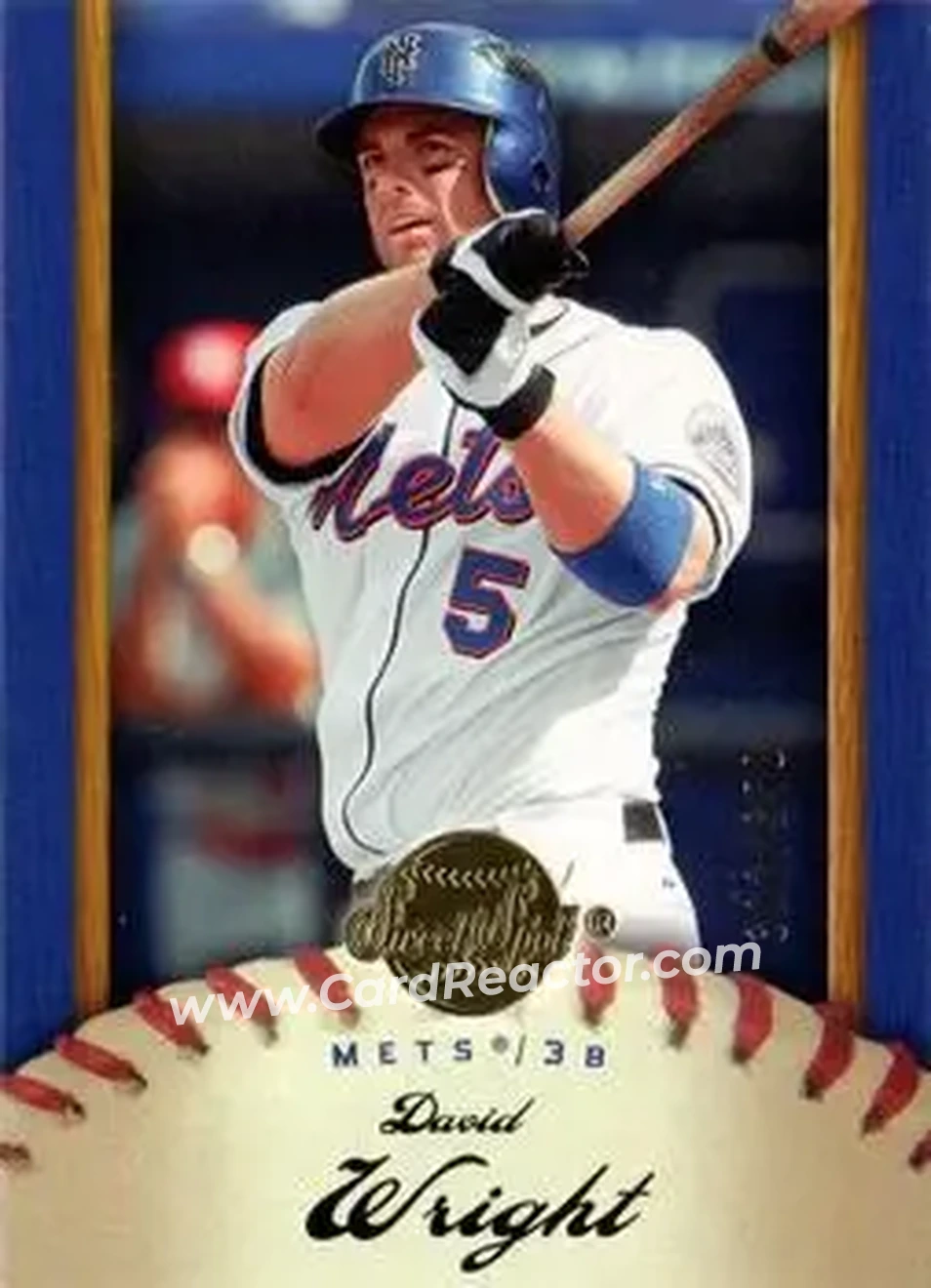2007 Upper Deck Sweet Spot #30 - David Wright - New York Mets - Front