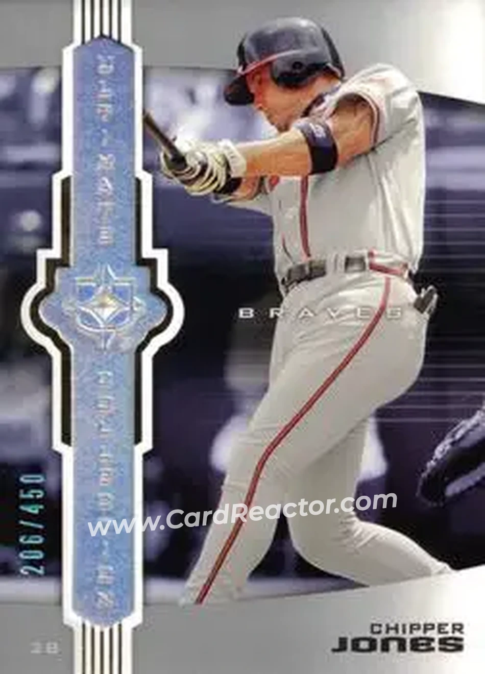 2007 Upper Deck Ultimate Collection #1 - Chipper Jones - Atlanta Braves - Front
